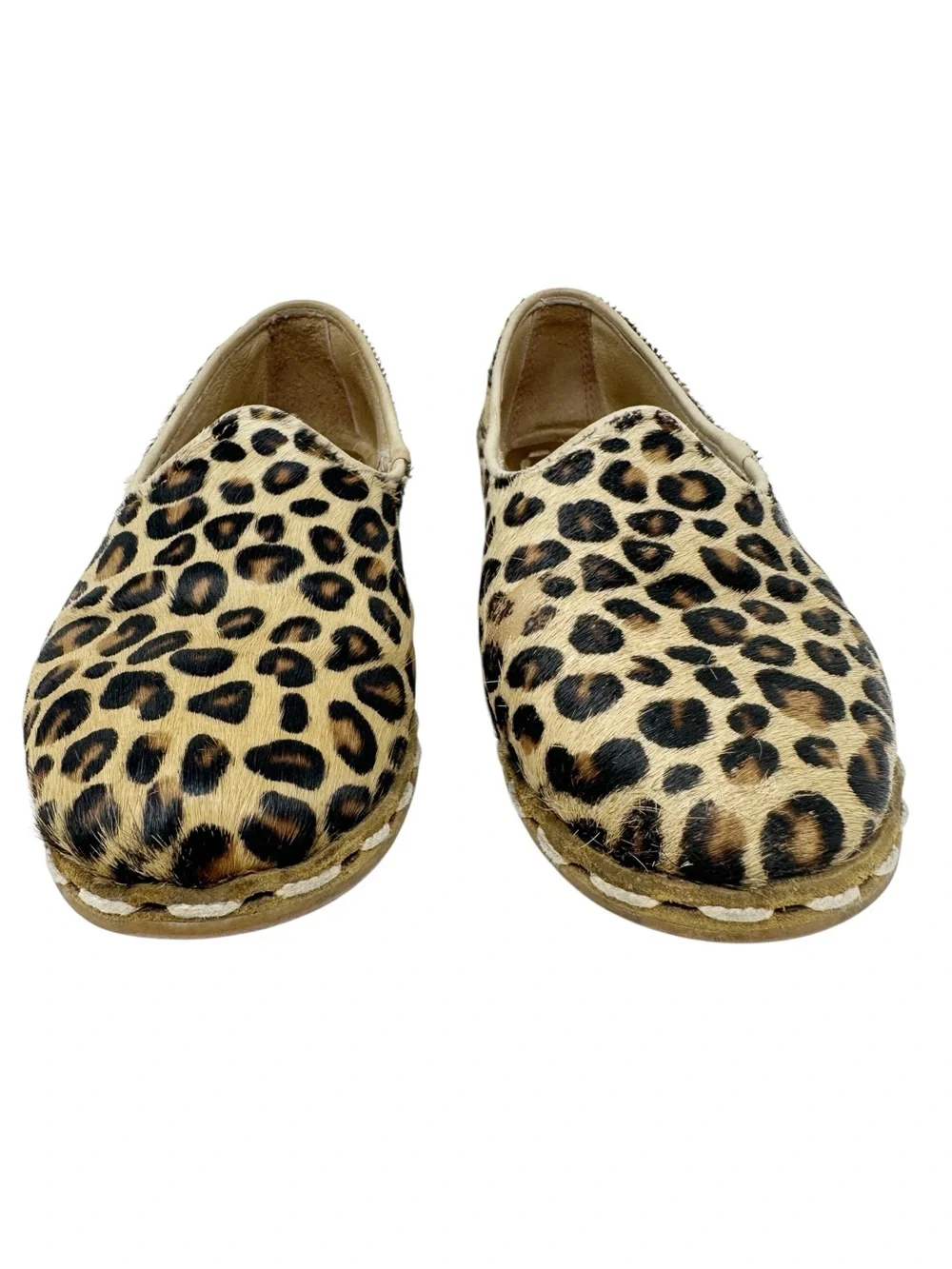 Sabah Leopard Print Loafers Women's Size 37/ US 6-6.5